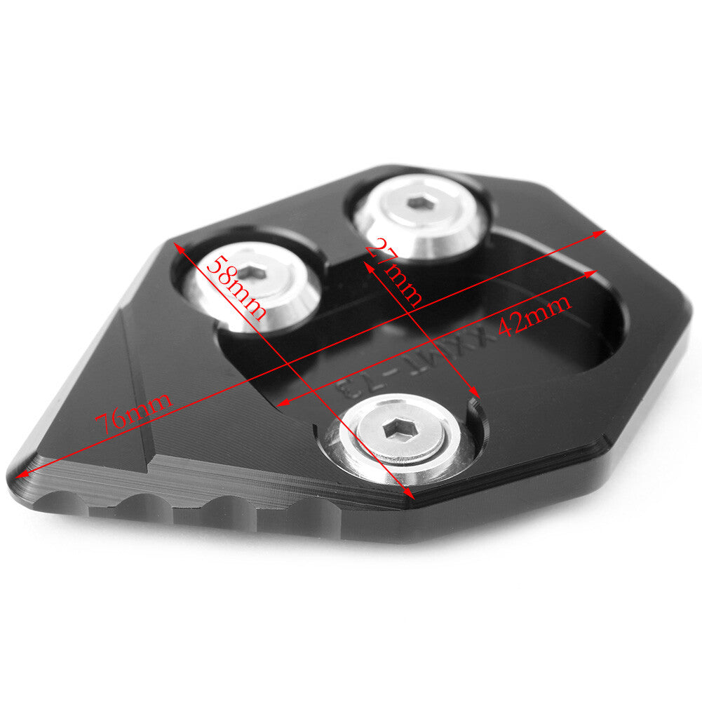 Kickstand Side Stand Foot Extension Pad Enlarger Plate for BMW S1000RR 2015-2021 Q