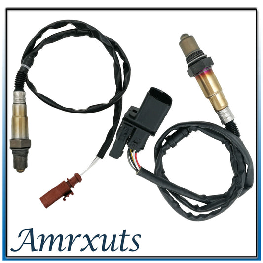 Two-piece upstream and downstream oxygen sensor kit suitable for Audi A4, for A8 , Quattro, Beetle, for Golf , and for Jetta . n