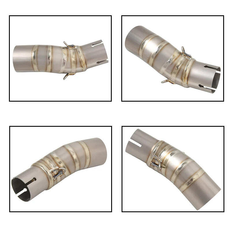 51mm For CFMOTO 450SR Slip-On Titanium Exhaust Mid-Pipe  Muffler