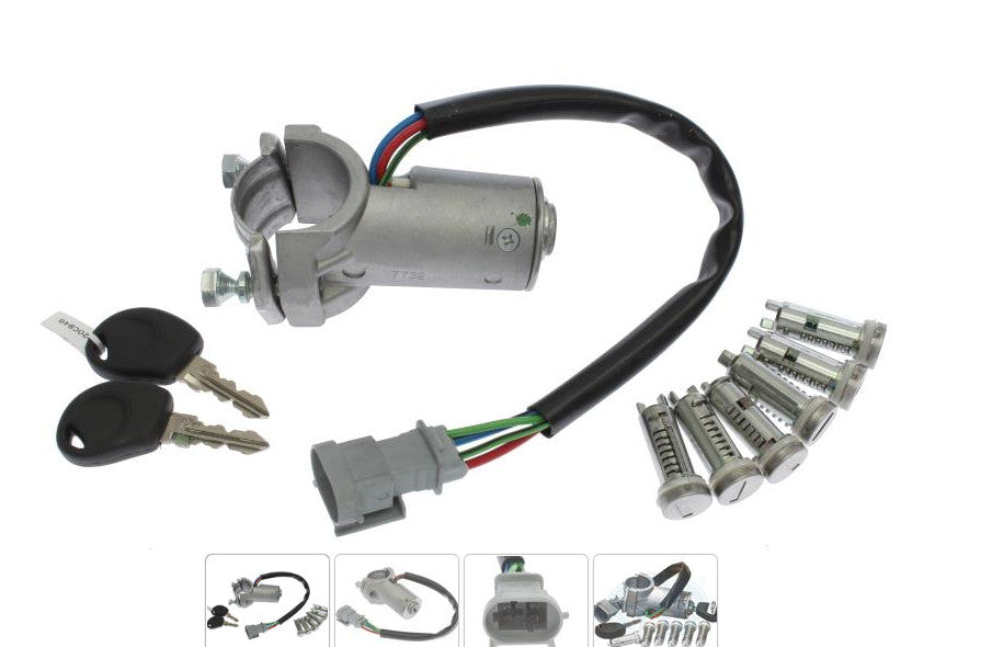 New Ignition Lock Cylinder 2 Keys 6 lock cylinders Set for IVECO Daily 99-06