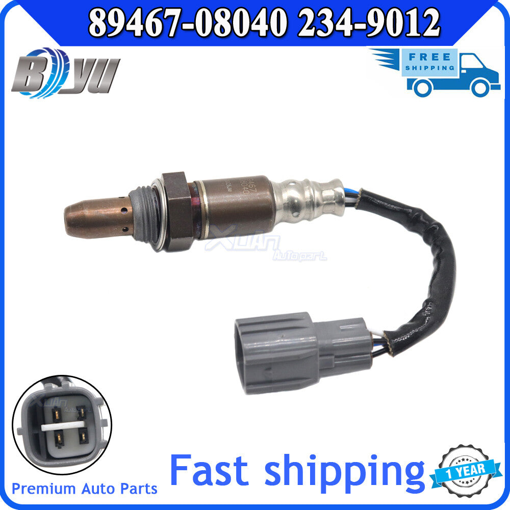 Brand new upstream post-oxygen O2 sensor 89467-08040, suitable for Sienna 3.3L, 2004-2010. v