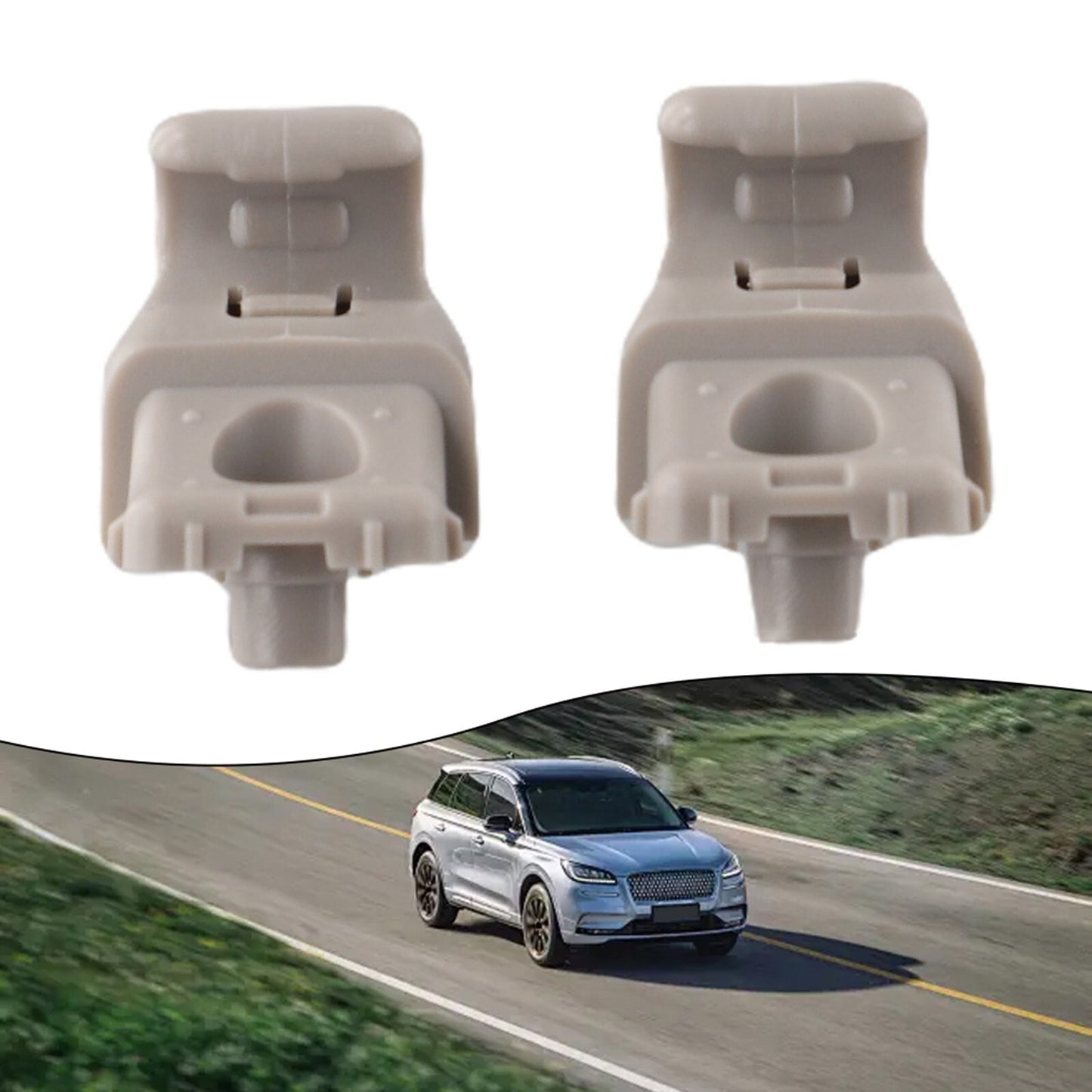 2pc For Model 3 2017-2020 Sun Visor Hook Sun Visor Clips Repair 113099300A v