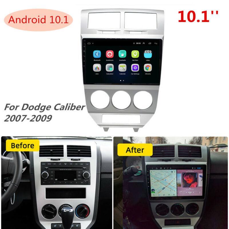 Android 10.1, WiFi, Stereo Radio, GPS Navigation, 10.1-inch screen for Dodge Caliber 2007-2009- n