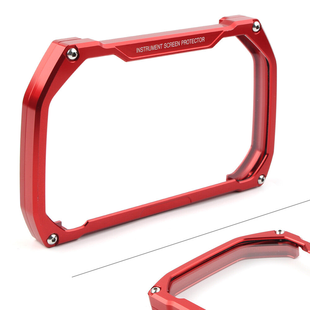 Motorcycle Meter Frame Cover Screen Guard Fit for BMW R1200GS R1250GS F850GS Red