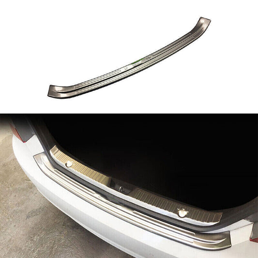 for Hyundai Sonata 2011-14 Silver Steel Outer Rear Bumper Trunk Sill Guard Cover