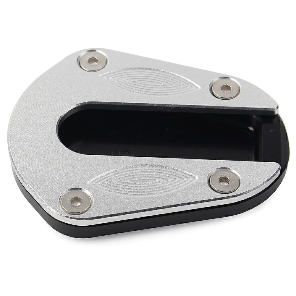 For BENELLI TRK 502 Black Support Foot Side Stand Enlarger Plate Kickstand Pad Q