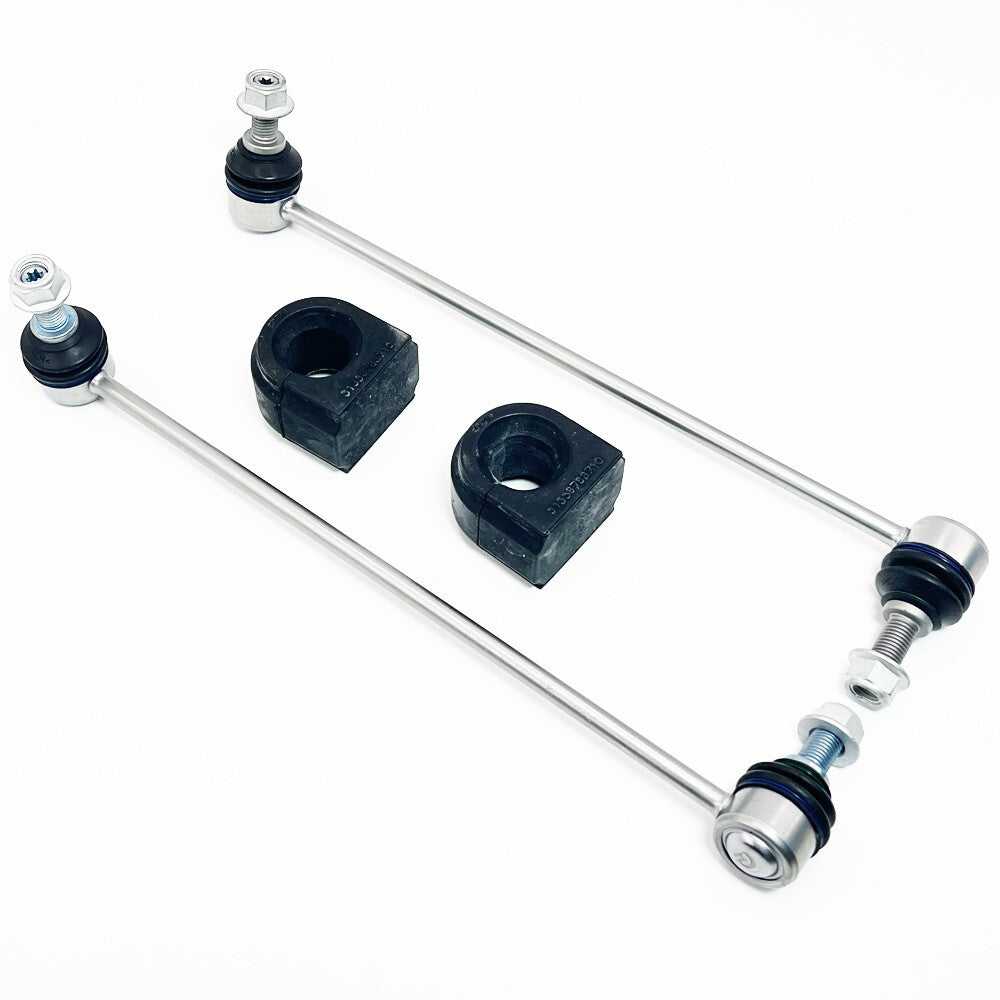 4 Front Stabilizer/Rocker Links + Stabilizer Bushing Kit for F25, F26, X3, X4 n