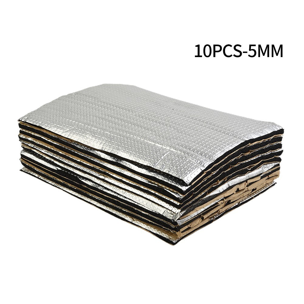 10 sound insulation pads for car quieting, compact van, 5mm automatic