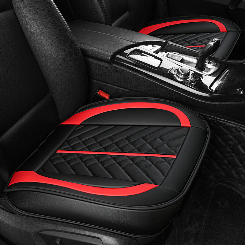 3-Piece Car for Seat Cover Set (Front and Rear for Seat Cushions) - Universal Polyurethane Synthetic Leather n
