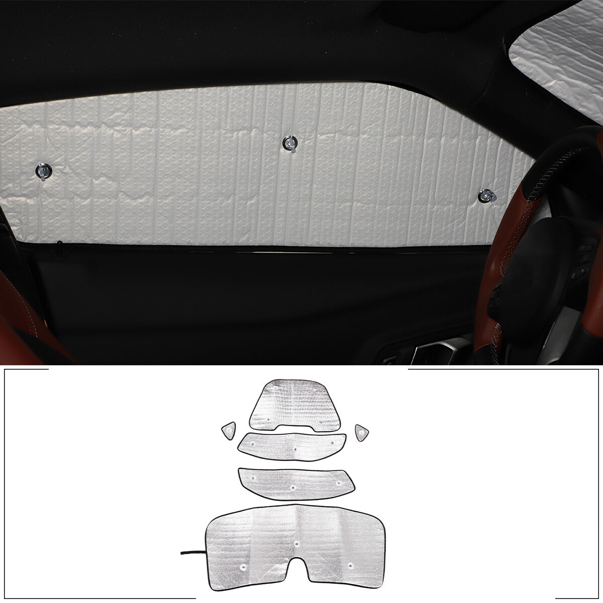 Suitable for Honda Accord 10Th 2018-2022 red ABS inner steering wheel strip cover decoration- v