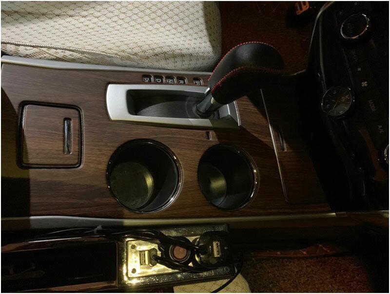 for Nissan Teana Altima 2013-2015 Wood Grain Central Console Gear Shift Panel