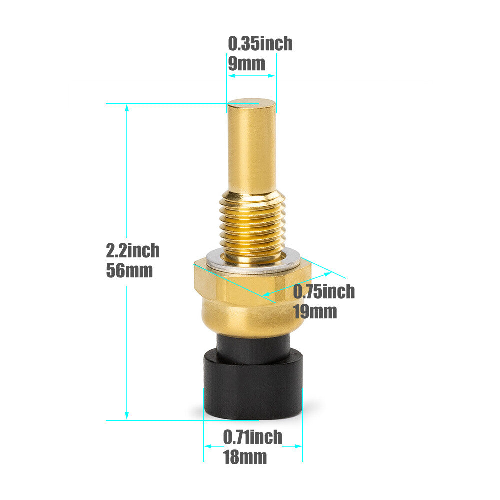 Coolant temperature sensor suitable for GMC TPI TBI LT1 LS1 LS2 4.8L, 5.3L, 6.0L, and - v