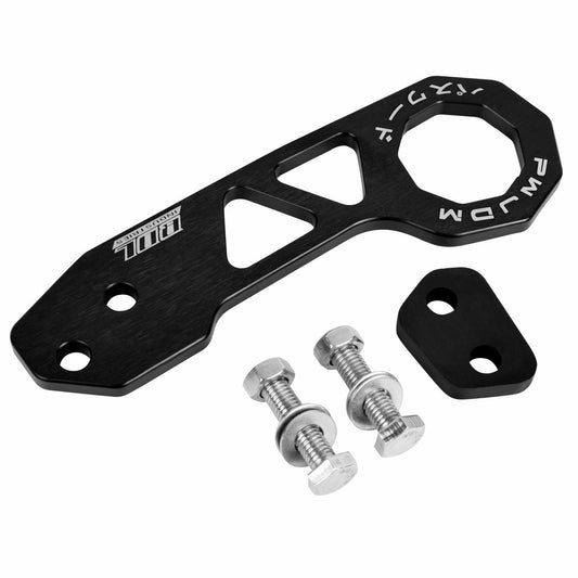 JDM Aluminum Black Racing Trailer Hook Rear Tow Hook for Honda for Acura for Civic for Mazda Q