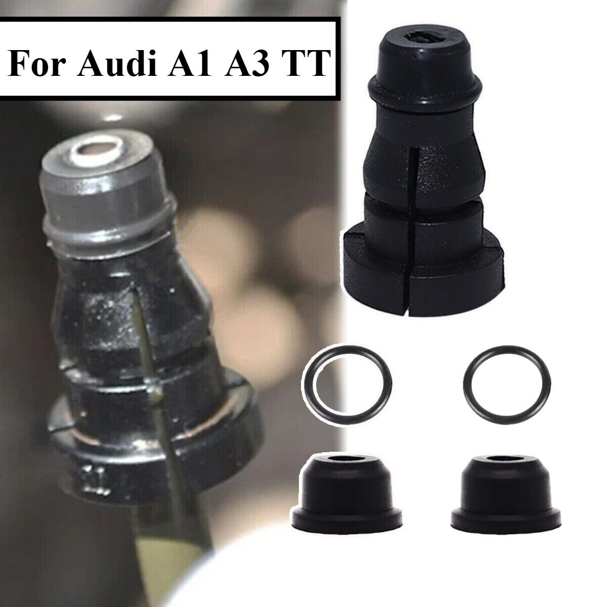 for Audi A1 A3 Clutch Master Cylinder Pipe Connector Joint Clip Gasket Seal Kit