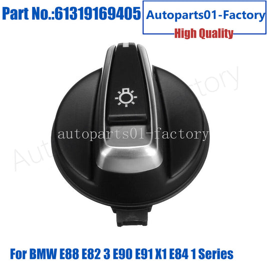 Automotive Headlight Switch Button for BMW E88 E82 3 E90 E91 X1 E84 1 Series