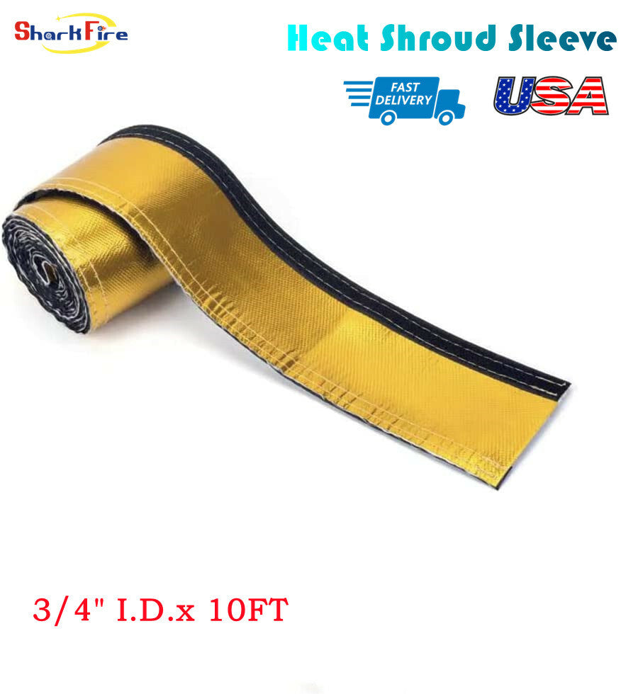 Thermal shroud suitable for ultimate thermal protection hose sheathing 3/4 x 10 ft