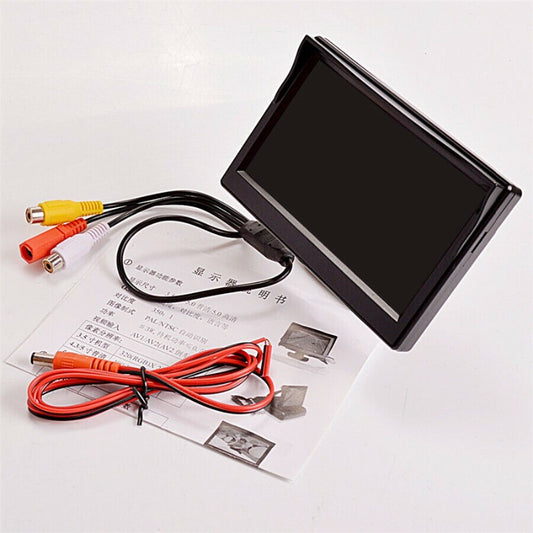 5inch TFT LCD Color CCD Monitor for Car Reverse Rear View Backup Camera DVD Hot n