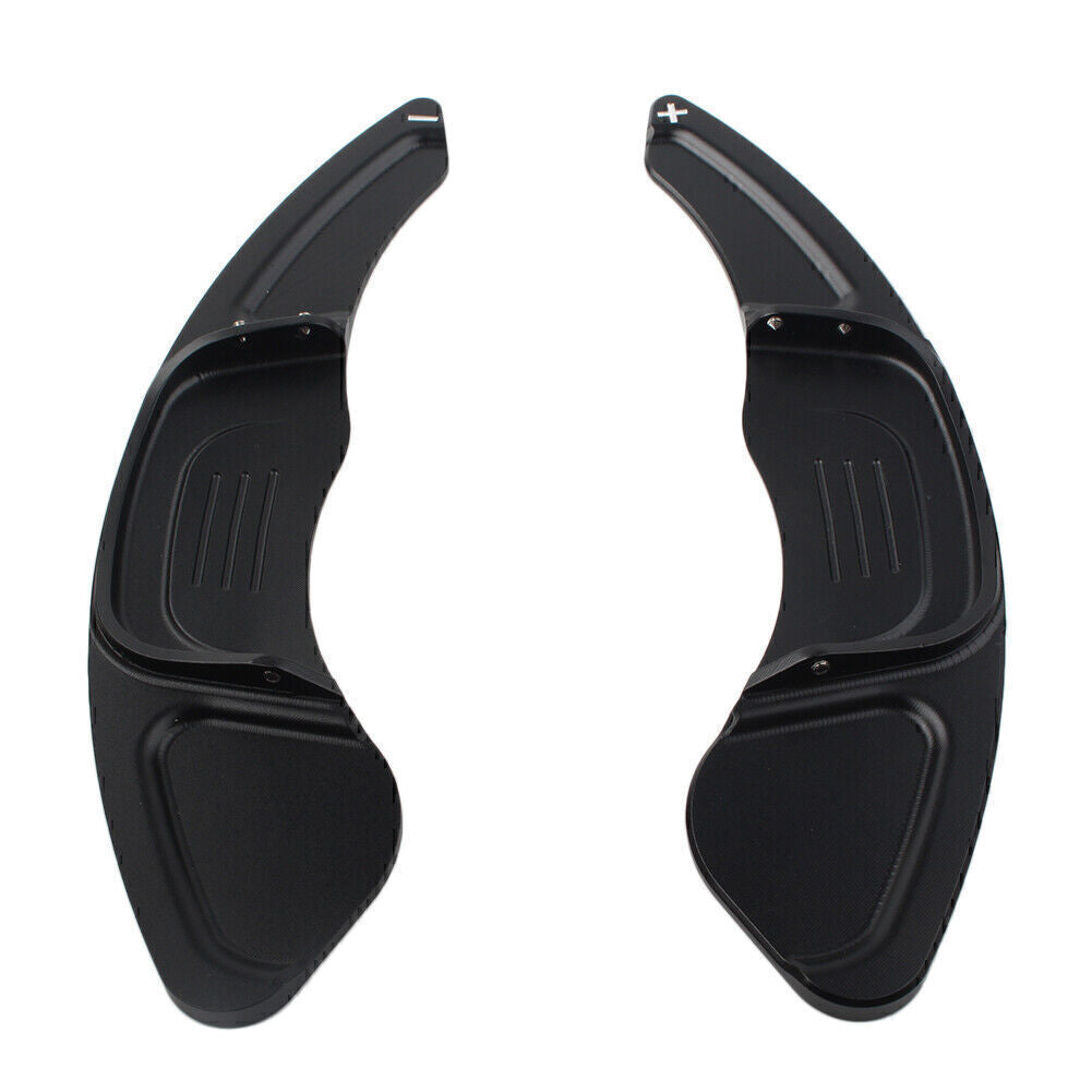 for VW 2015-2019 for Golf 7 Black Pair Steering Wheel Paddle Shifters Extension