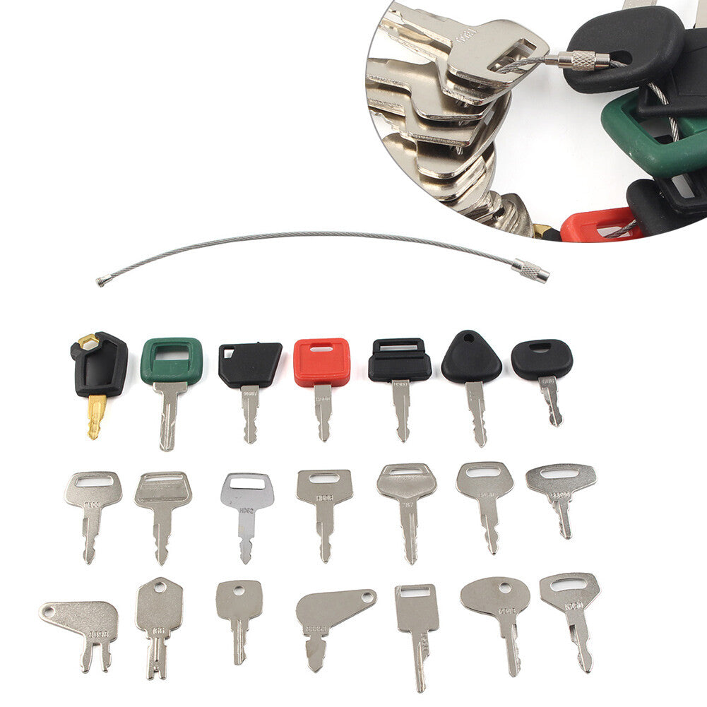 21 Heavy Equipment Construction Ignition Key Set for Komatsu