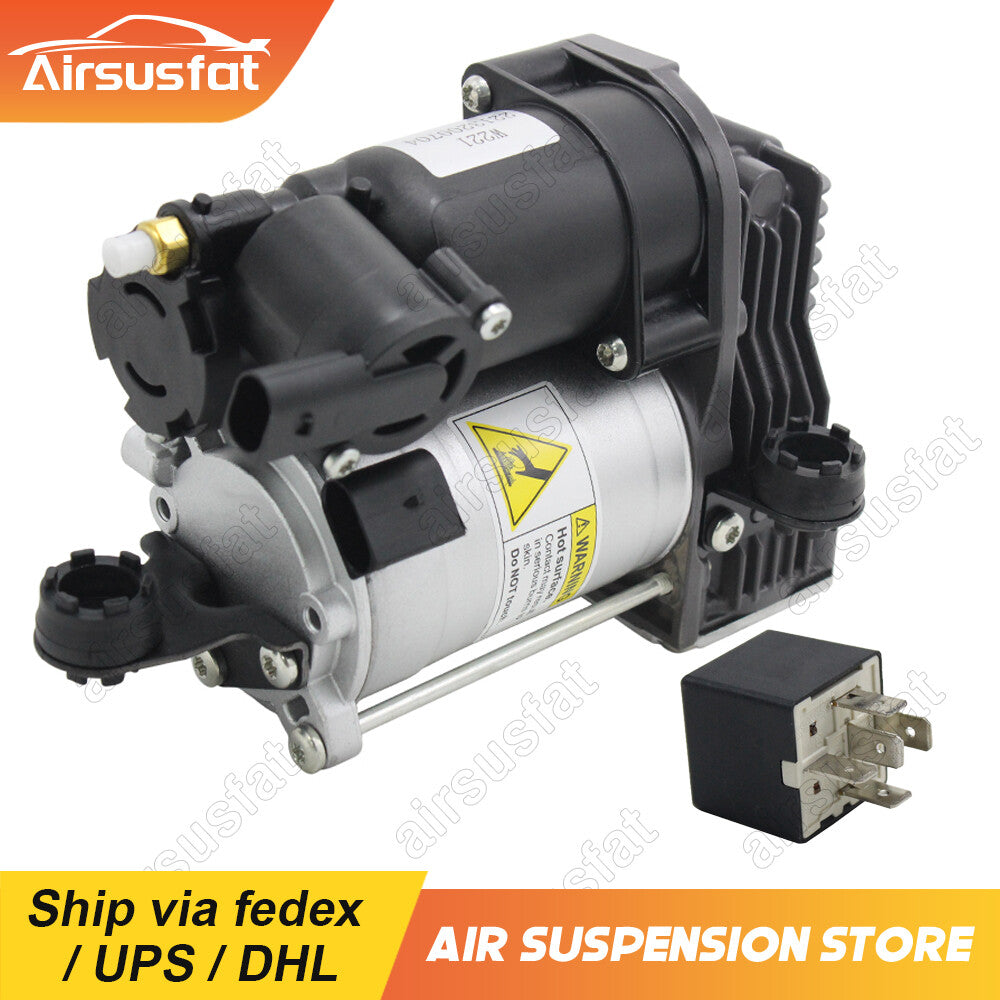 for Mercedes W221 CL-Klasse C216 4Matic Luftfederung Kompressor Airmatic+Relais Q
