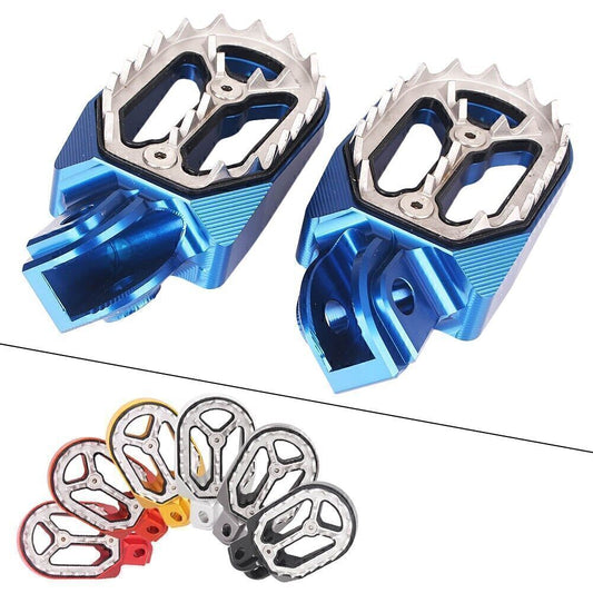 For Husqvarna/ 85cc-530cc ALL 2005 2006 2007-2015 2008 09 2x Dirt Bike Foot Pegs Q