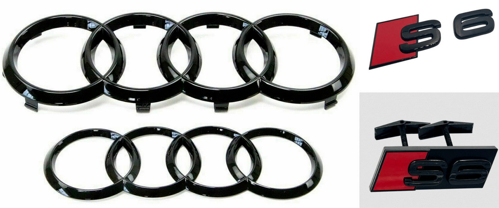 1 Piece Car License Plate Frame Cover Hood Cap Trunk Red Silicone Suitable for Audi - v