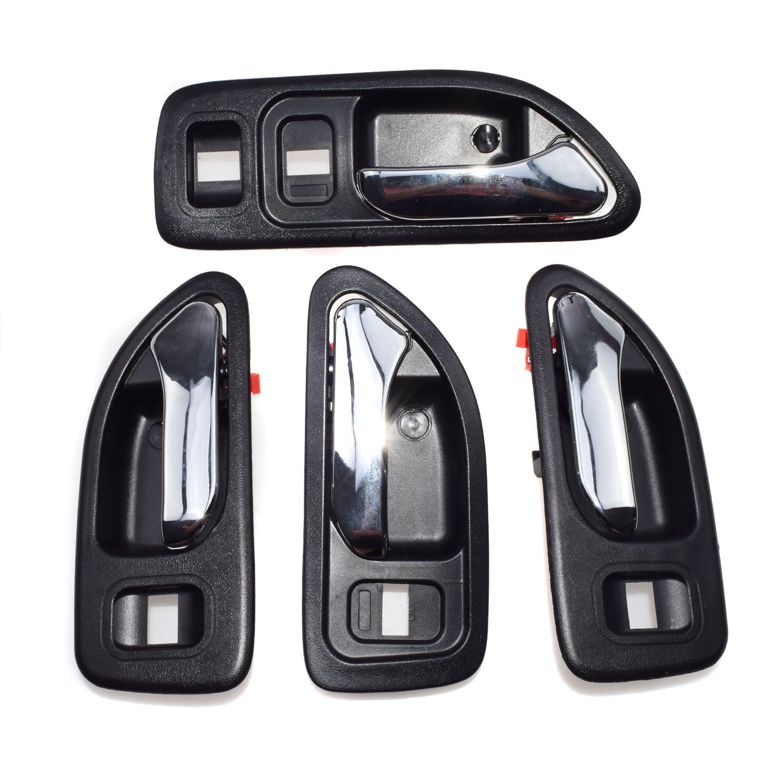 for for Honda ACCORD 1994 - 1997 Black Interior Door Handle FL RL RR 4 pcs - v