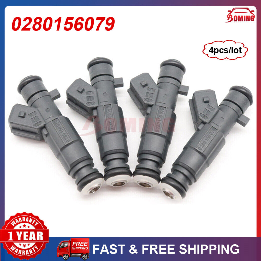 4PCS 0280156079 for ROVER for MG ZT-T ZS 75 1.8T 1.8L K SERIES TURBO FUEL INJECTOR