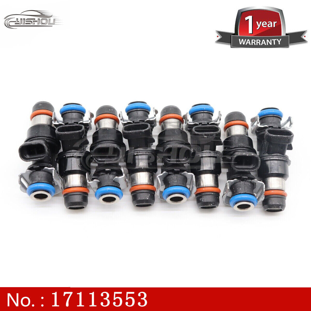 8. Fuel injectors directly compatible with 01-07 for GMC for Chevrolet for Cadillac 4.8L, 5.3L, and 6.0L models with flexible fuel injection.
