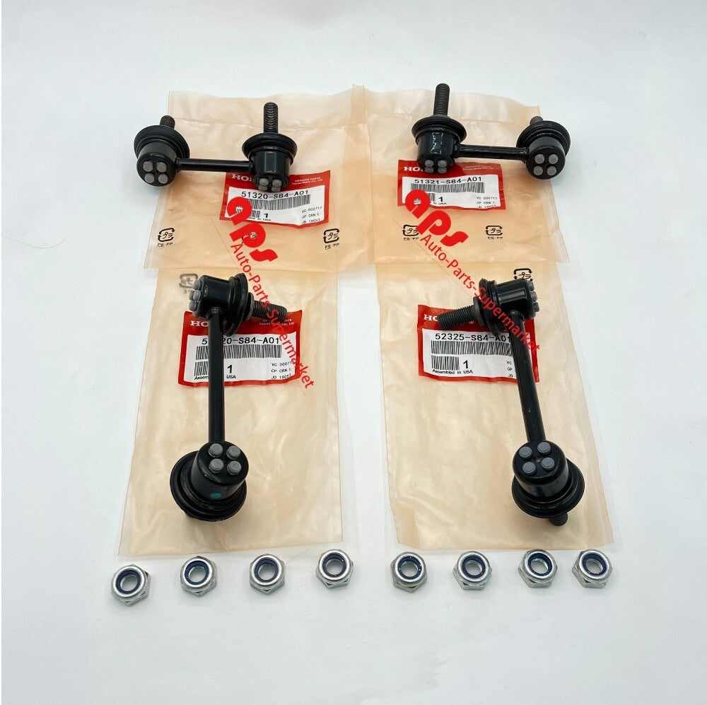 Equipment Manufacturer 4-Piece Front and Rear Rocker Stabilizer End Chain Kit for 98-02 Accord TL CL