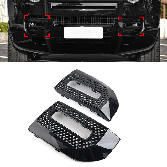 Fog Lights Grill Fog Lamp Frame Bezel Cover Fit for Land Rover for Defender 90 110 130