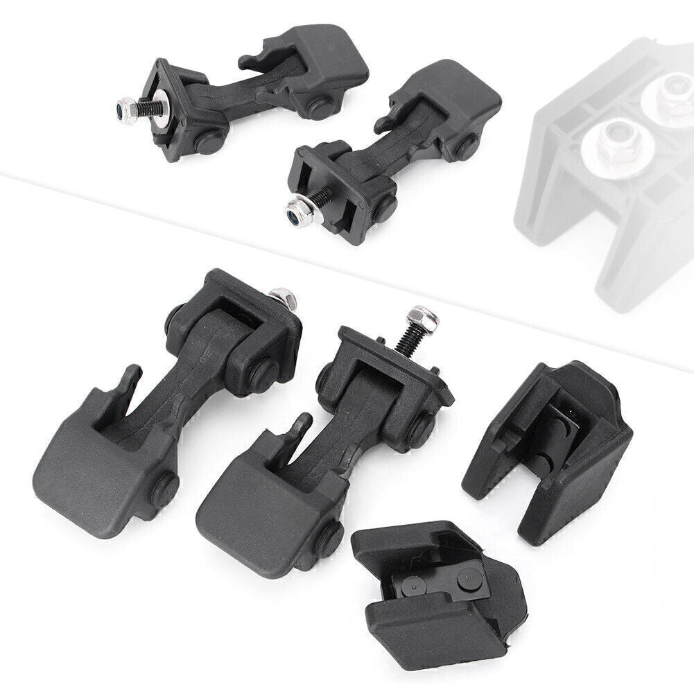 Upper Hood Lock Latches Locking Catch Brackets Fit 1997-2006 for Jeep for Wrangler TJ Q