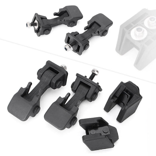 Upper Hood Lock Latches Locking Catch Brackets Fit 1997-2006 for Jeep for Wrangler TJ Q