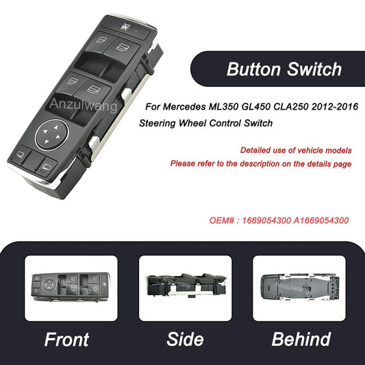 Good Quality Electric Power Window Switch Front Left for Mercedes ML350 GL450 CL