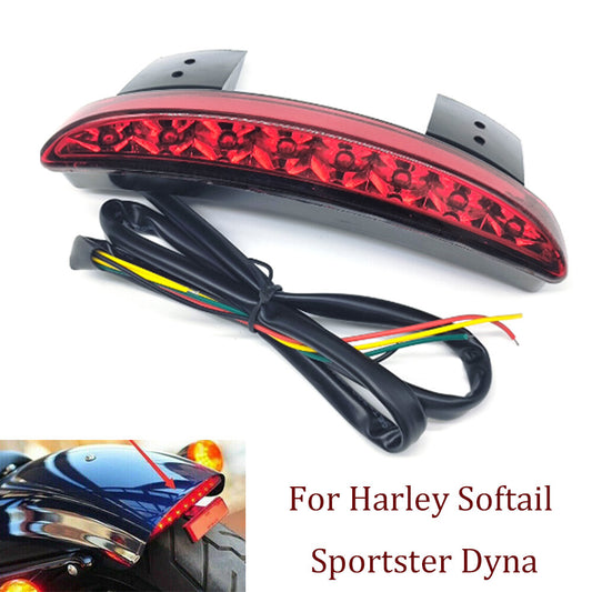 LED mudguards, brake lights, and turn signals are suitable for Harley Sportster 883 1200 Iron Dyna- n