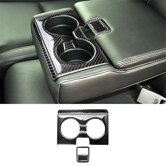 Carbon Fiber Window Switch Lift Panel Cover Trim For F10 5 2011-2018 v