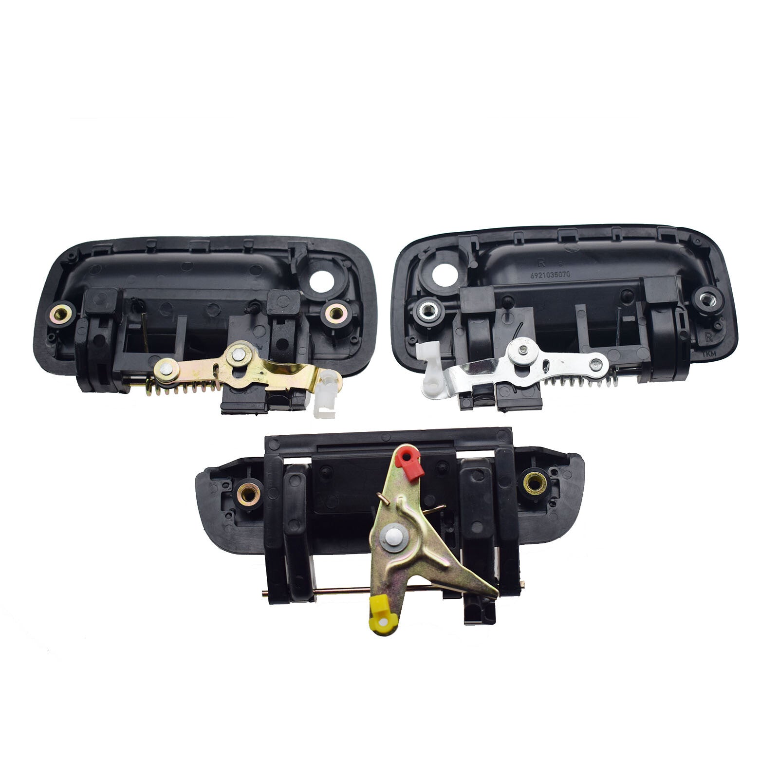 3-piece front and rear exterior door handle kit for 1995-2004 Tacoma 6909035010- n