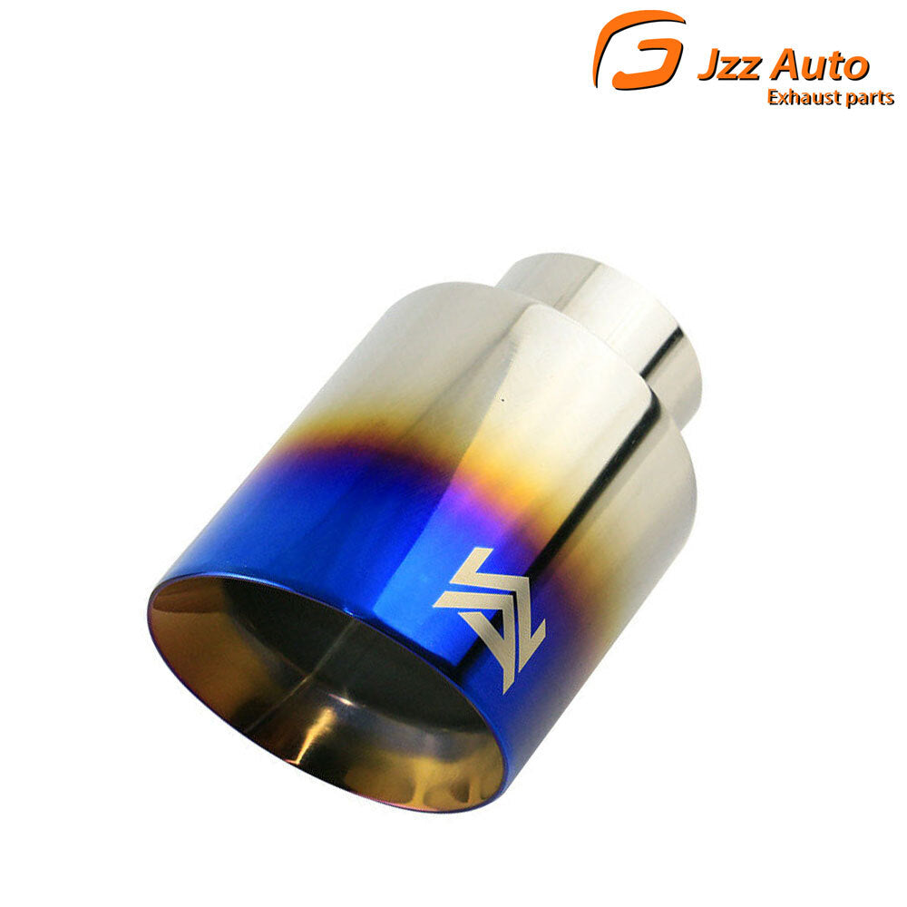 3'' Blue Universal 3'' inlet 5'' outlet Exhaust End Tips Muffler Tips Slant WA