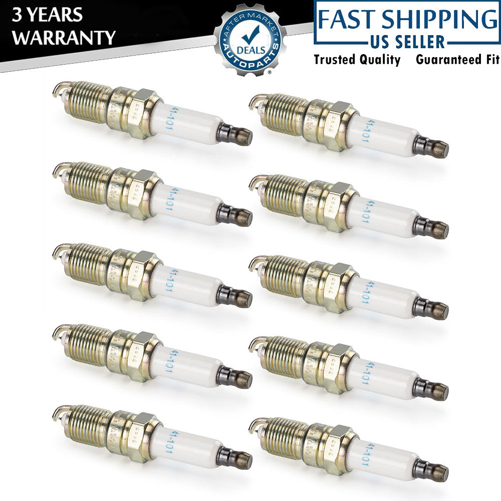 10 iridium spark plugs for Buick for Chevrolet for GMC for Pontiac 41-101 12568387 Q