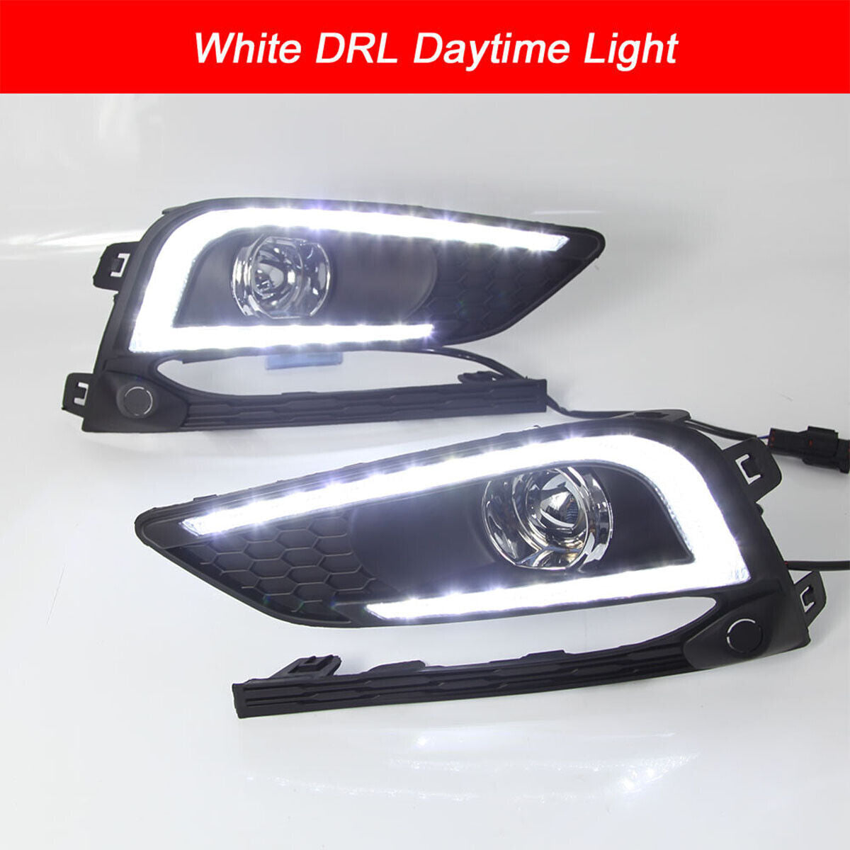LED Daytime Running Lights (DRL) and Fog Lights Replacement Bumper for Chevrolet for Cruze