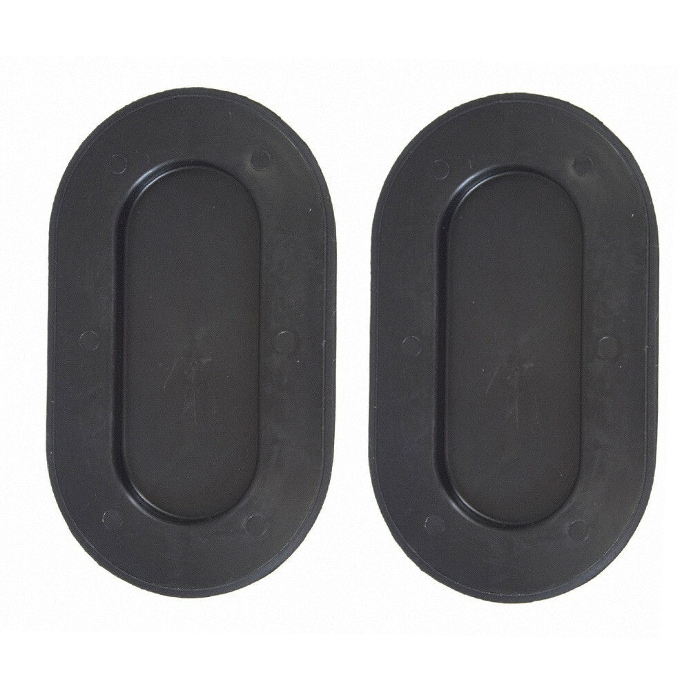 2pcs Plastic for Ford Truck Bed Oval Drain Plug Cover Threaded 4L3Z99277B76AA