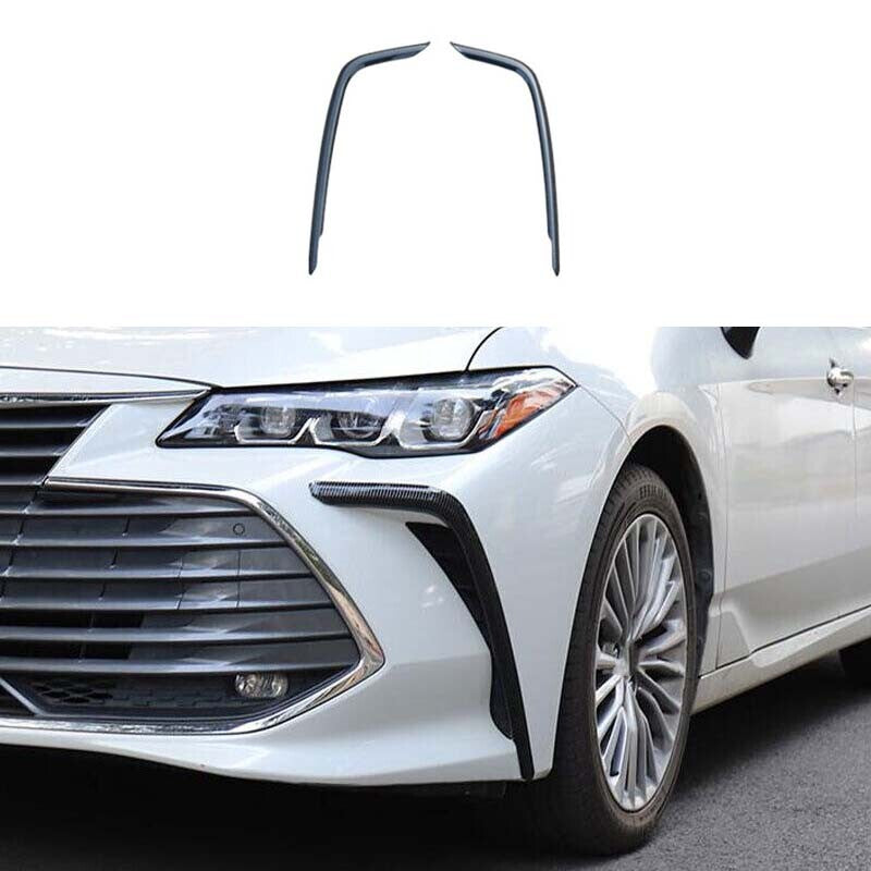 Exterior Front Fog Light Strip Trim Carbon Fiber Fit for Toyota for Avalon 2019-2022