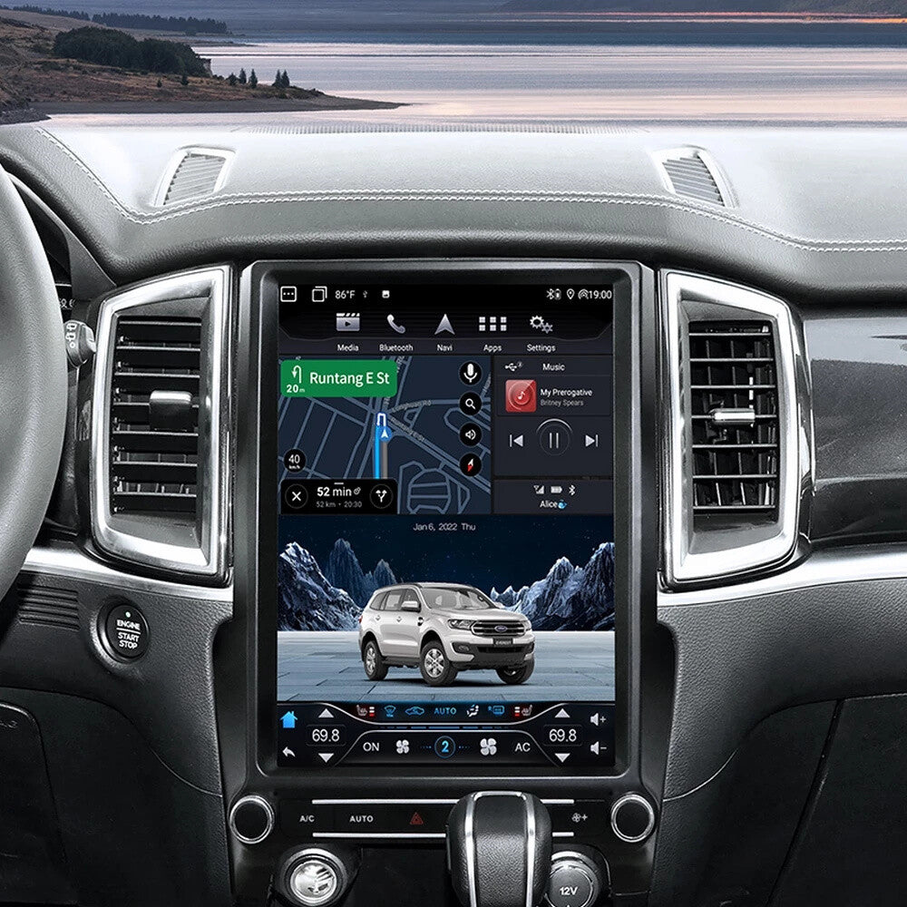 12.1 For Everest Ranger Android 11 Car Style Radio GPS Navigation n