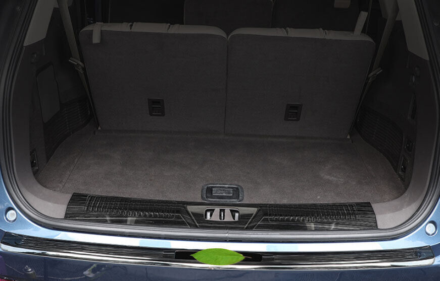 for Lincoln Aviator 2020-2022 Rear Bumper Sill Plate Protector Black Titanium