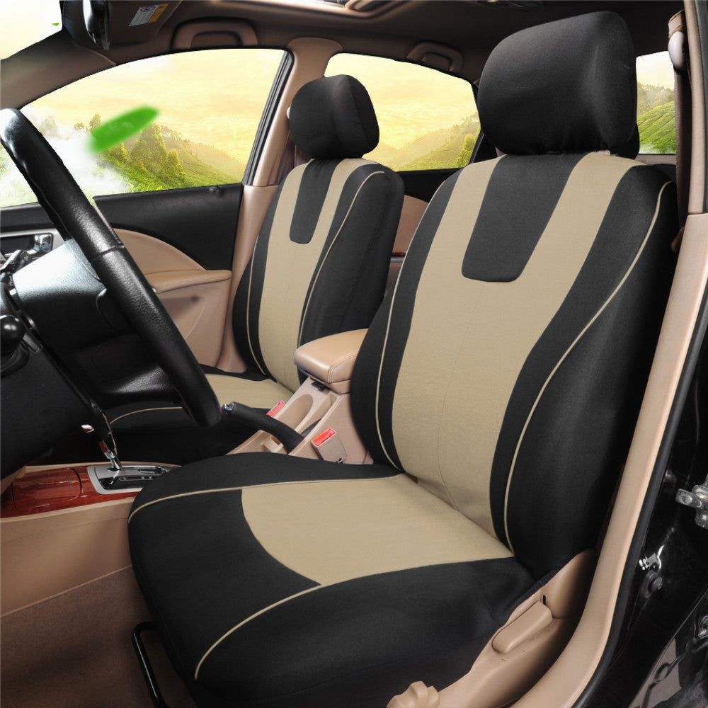 Full Set Car for Seat Covers Protector Interior Accessories 5-seats Polyester Fabric