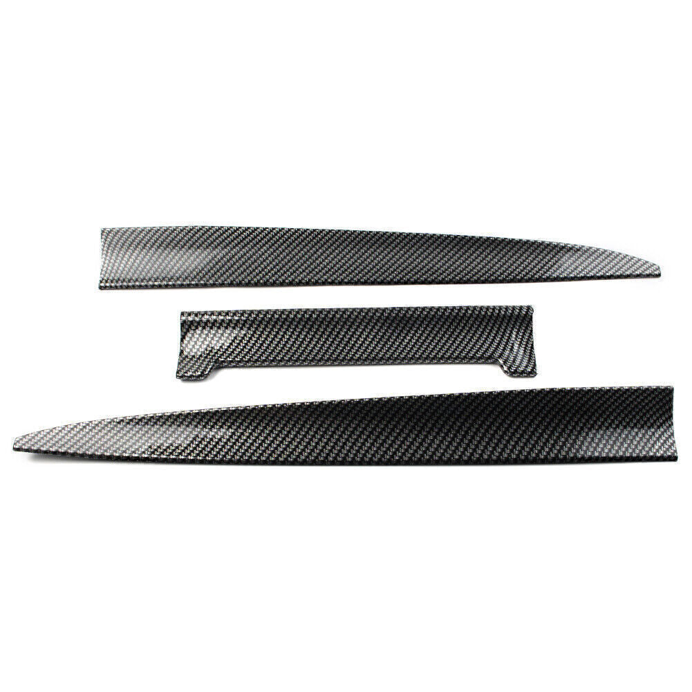 Carbon Fiber Car Rear Wing Lip Spoiler Tail Trunk Roof Trim Universal