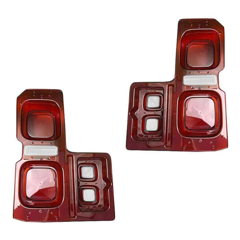 A Pair For LR for Defender 130 110 90 2020-24 Red Rear Tail Light Lens Cover Replace n