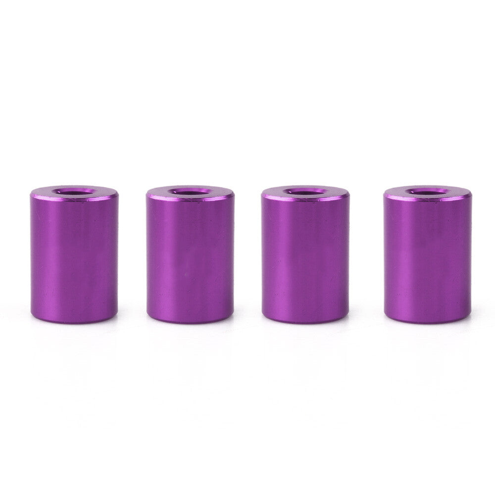 Purple Hood Spacer Riser Kit Racing Aluminum Engine Vent Lift 6mm bolt 1 inch Q