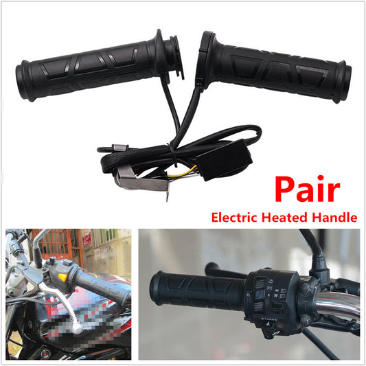 2x Upgraded Adjustable Heating Treatment for Motorcycles and Bicycles - Motorcycle Heated Grips n