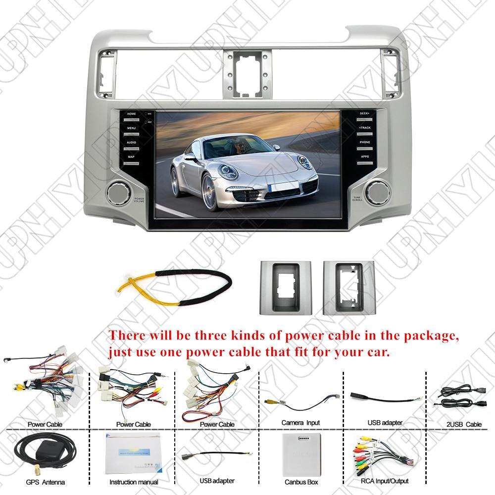 For 2010-2023 for Toyota for 4Runner Carplay 4+32GB Stereo Radio GPS Nav Wifi FM Player